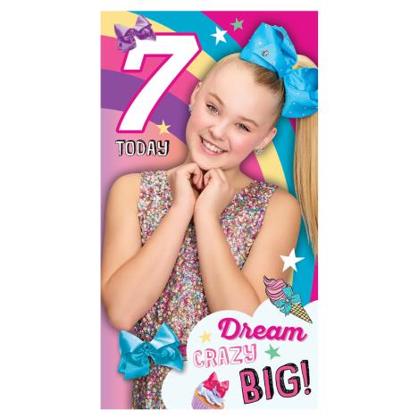 JoJo Siwa 7 Today 7th Birthday Card £2.10